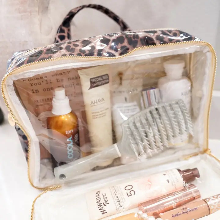 Leopard Toiletry Case