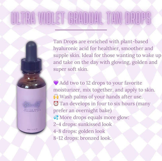 Ultra Violet Self Tanning Drops
