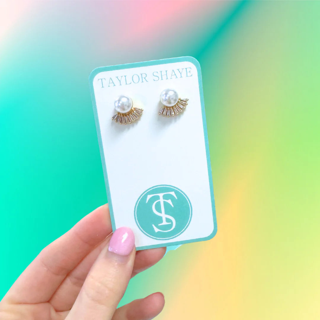 Palloma Pearl Stud Earrings
