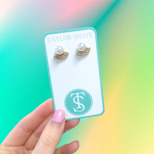 Palloma Pearl Stud Earrings