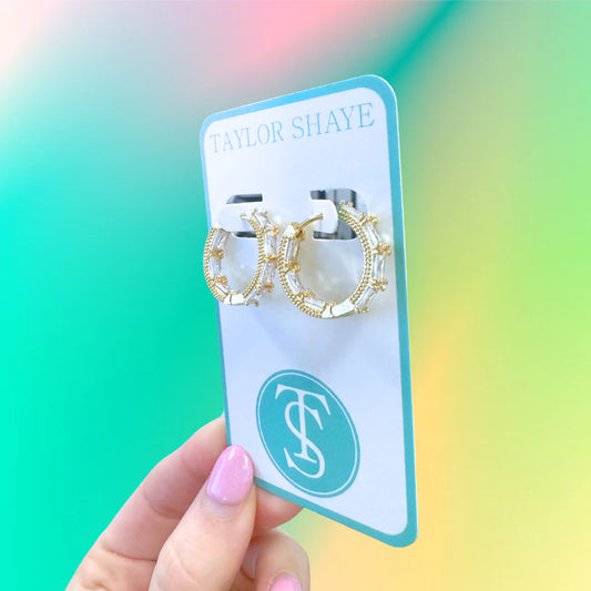 Clarissa Huggie Earrings