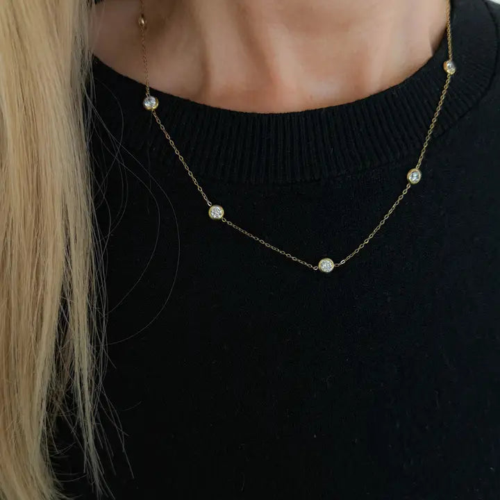 Dainty Diamond Necklace