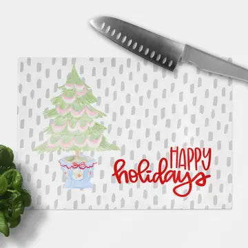 Happy Holidays Cutting Board