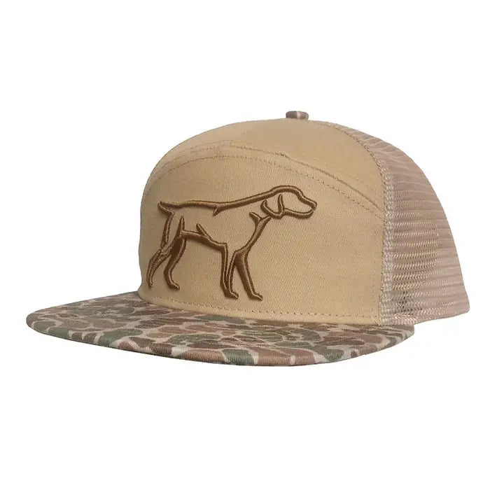 Mens 7 Panel Dog Hat