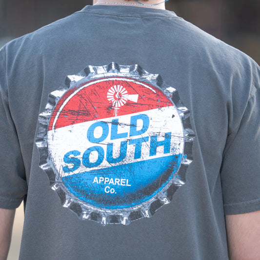 Mens Vintage Bottle Cap Tee