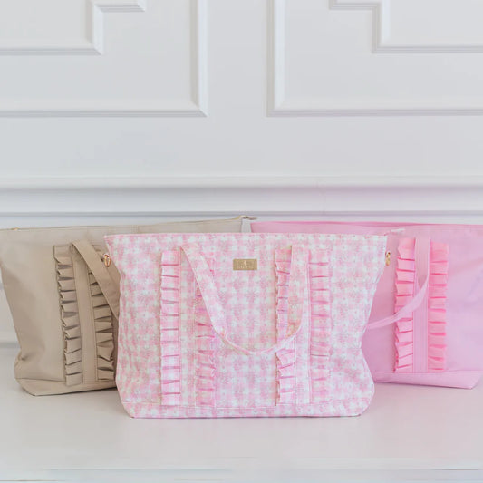 Ruffled Tote Bag