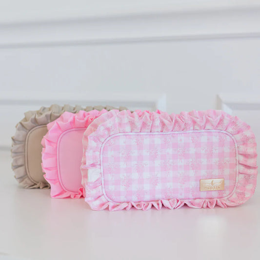 Ruffled Medium Pouch