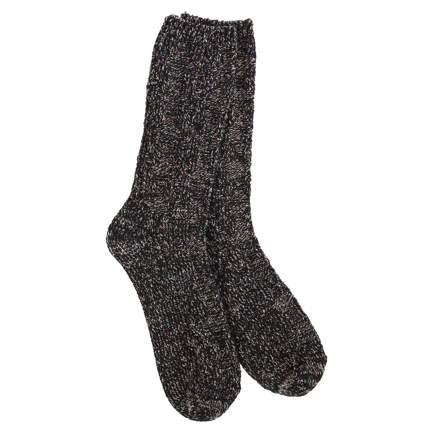 Black Confetti Socks