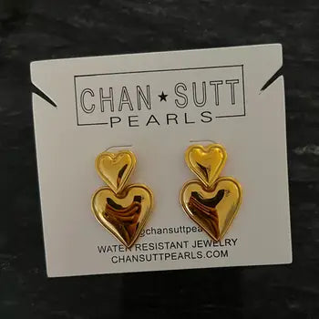 Double Heart Earrings
