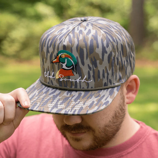 Mens Wood Duck Head Hat